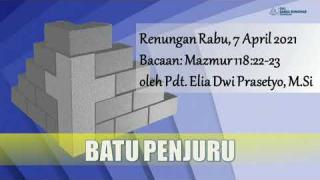 Embedded thumbnail for Batu Penjuru - Renungan Rabu, 7 April 2021