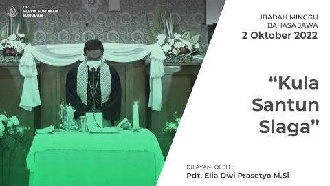 Embedded thumbnail for Ibadah Minggu, 2 Oktober 2022