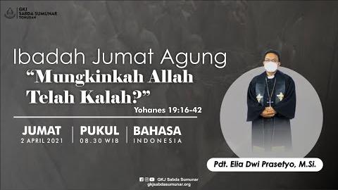Embedded thumbnail for Ibadah Jumat Agung, 2 April 2021