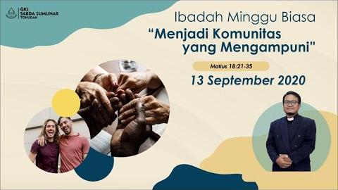 Embedded thumbnail for Ibadah Keluarga Minggu, 13 September 2020