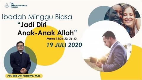 Embedded thumbnail for Ibadah Keluarga Minggu, 19 Juli 2020