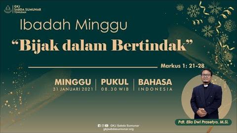 Embedded thumbnail for Ibadah Keluarga Minggu, 31 Januari 2021