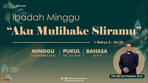 Embedded thumbnail for Ibadah Minggu, 17 Oktober 2021